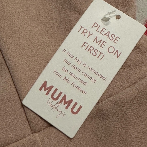 NWT Show Me your Mumu Paris Gown Dusty Blush Stretch - Picture 14 of 14